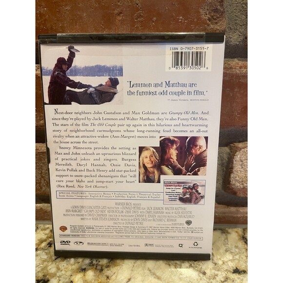 Grumpy Old Men - DVD - New In Wrap - Unopened - Picture 3 of 3